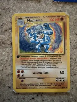 Pokemon TCG WOTC Vintage Machamp-Machoke-Machop - Image 3