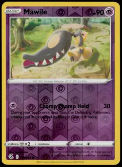Mawile 119/264 C Fusion Strike Pokemon Reverse Holo NM - Image 1
