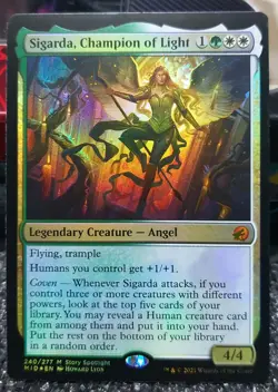 MTG Sigarda, Champion of Light 240 Foil Innistrad: MID Magic The Gathering - Image 1