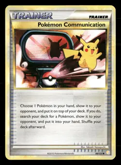 Pokemon Communication 98/123 Uncommon HeartGold & SoulSilver Pokemon LP - Image 1