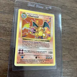 1999 Pokemon Shadowless Charizard Holo #4/102 - Image 2
