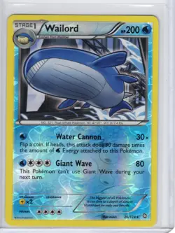Wailord [Reverse Holo] #26 Pokemon Dragons Exalted LP - Image 1