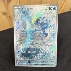 Pokemon TCG SV09 Journey Together Articuno 161/159 IR Holo Full Art EN 110 HP - Image 1