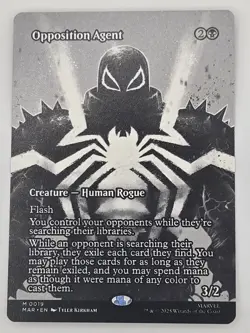 Opposition Agent - (Borderless) - Marvel's Spiderman (MAR) - MTG - Image 1