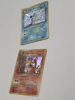 Pokemon lot of (2) Team Rocket Dark Charizard & Blastoise Holo JP *SEE PICS* - Image 2