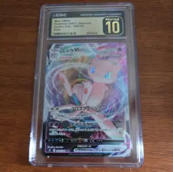 Pokemon TCG Mew VMAX 040/100 S8 Fusion Arts Triple Rare Holo CGC 10 Japanese - Image 1