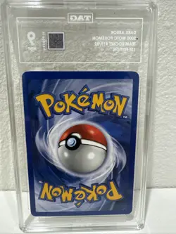 2000 Pokemon TEAM ROCKET 1st Edition DARK ARBOK 19/82 TAG graded 9 Mint - Image 2