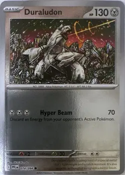 Duraludon 074/094 Common Phantasmal Flames Pokemon Reverse Holo Near Mint - Image 1