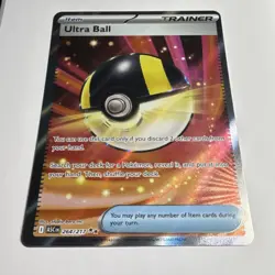 Pokemon Ultra Ball Crown Zenith Secret Rare Full Art Holo 264/217 English - Image 2