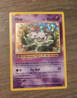 Pokemon TCG Mew 53/108 Holo Rare Evolutions NM - Image 1