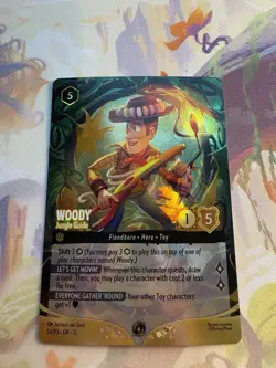 Lorcana Foil Woody - Jungle Guide Set Champs Top-8 Promo Wilds Unknown 54/P3 - Image 1