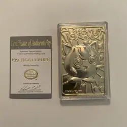 1999 Burger King POKEMON 23K Gold-Plated Cards, Balls, & COA, lot of 6 - Image 2