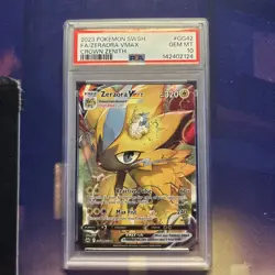 Pokemon TCG Zeraora VMAX Card GG42/GG70 PSA 10 - Image 1