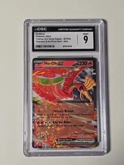2023 Pokemon TCG Ho-Oh ex Classic 7/34 Charizard Deck Holo CGC 9 Trading Card - Image 1
