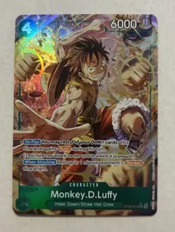 Monkey D. Luffy ST30-012 SR Parallel Start Deck EX ONE PIECE Card NM ENGLISH - Image 1