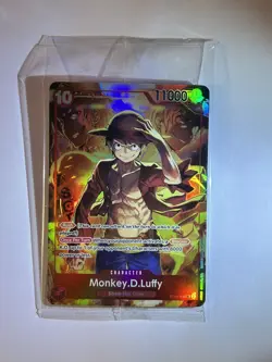 One Piece TCG Monkey D Luffy ST10-006 SR Treasure Booster Set Promo Sealed - Image 1
