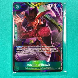 Dracule Mihawk (Illustration Box Vol.4) SR One Piece Promotion ST12-003 Sealed - Image 1