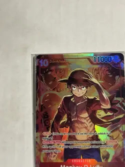 One Piece TCG Monkey D Luffy ST10-006 SR Treasure Booster Set Promo SEALED - Image 2