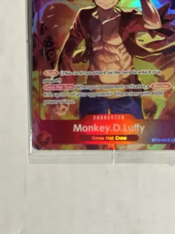 One Piece TCG Monkey D Luffy ST10-006 SR Treasure Booster Set Promo SEALED - Image 4