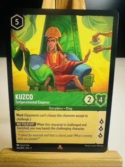 Kuzco - Temperamental Emperor 84/204 [Rare] [The First Chapter] Lorcana - Image 1
