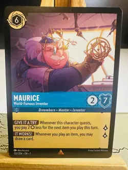 Maurice - World-Famous Inventor 157/204 [NM] [Rare] [The First Chapter] Lorcana - Image 1