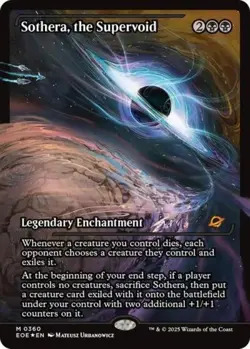 MTG English Sothera, the Supervoid (Showcase) NM Foil Edge of Eternities - Image 1