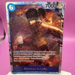 Monkey D Luffy OP02-062 ( Super Rare ) Paramount War ONE PIECE Card NM - Image 1