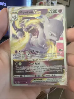 Pokemon Mewtwo VSTAR Holo Ultra Rare TCG Card 031/078 - Image 1