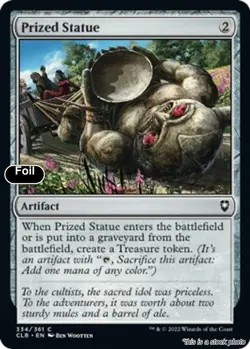MTG Prized Statue [CLB - 334] LP Foil - Image 1