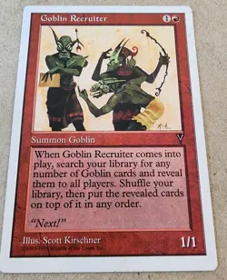 Goblin Recruiter - Anthologies Regular - Mtg - Image 1