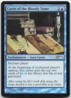 Curse of the Bloody Tome - WPN & Gateway Promos - Foil - Magic: The Gathering - Image 1