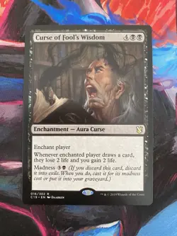 Curse of Fool's Wisdom Commander 2019 Regular - Image 1
