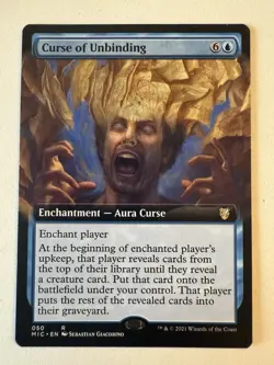 Curse of Unbinding (Extended Art) Commander: Innistrad: Midnight Hunt X1 NM - Image 1