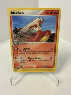 Pokemon Ex Ruby & Sapphire E-Reader Non-Holo Blaziken 15/109 FREE SHIPPING - Image 1