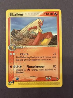 Pokemon Ex Ruby & Sapphire E-Reader Non-Holo Blaziken 15/109 FREE SHIPPING - Image 3
