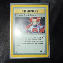 Pokemon Rocket's Sneak Attack Team Rocket Trainer Rare 16/82 WOTC 2000 English - Image 1