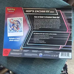 Pokemon TCG Hop’s Zacian ex Box Factory Sealed - Image 2