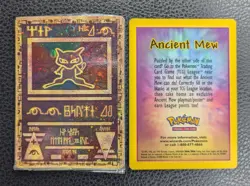 RARE Ancient Mew 2000 Movie Promo Holo Card Pokemon Vintage - Image 3