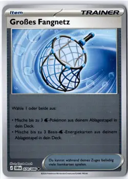 Pokemon Großes Fangnetz 078/086 - Wachsendes Chaos - Reverse Holo Near Mint - Image 1
