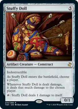 NM-Mint, English MTG Regular Stuffy Doll Time Spiral Remastered Magic the Gather - Image 1