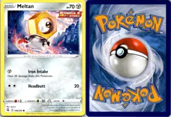 Meltan 188/264 Fusion Strike Pokemon TCG Common NM - Image 3