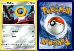 Meltan 129/189 Darkness Ablaze Pokemon TCG Common NM - Image 3