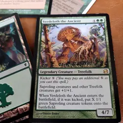 Magic Commander Deck MTG 100 - *Verdeloth the Ancient TREEFOLK's SAPROLINS Tribe - Image 2