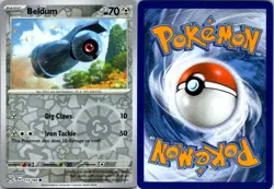 Beldum 113/162 Temporal Forces Pokemon TCG Reverse Holo C NM - Image 3