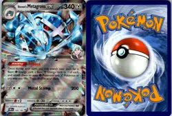 Steven's Metagross ex 145/182 Destined Rivals Pokemon TCG Holo Double Rare NM - Image 3