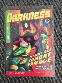 Darkness (Borderless #0124) - NM - EOE Special Guest #124 - MTG Magic - Image 1