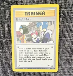 Pokemon TCG Erika's Maids Gym Heroes 109/132 Uncommon Trainer excellent - Image 1