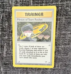 Pokemon TCG Gym Heroes Minion of Team Rocket Uncommon 113/132 Excellent - Image 1