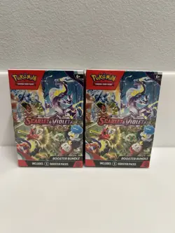 Pokemon TCG Scarlet & Violet Base Set Booster Bundle Sealed - Image 1