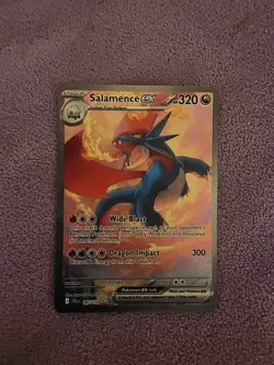 Pokemon TCG Salamence ex 187/159 Sv09 Journey Together Hyper Rare Full Art Holo - Image 5